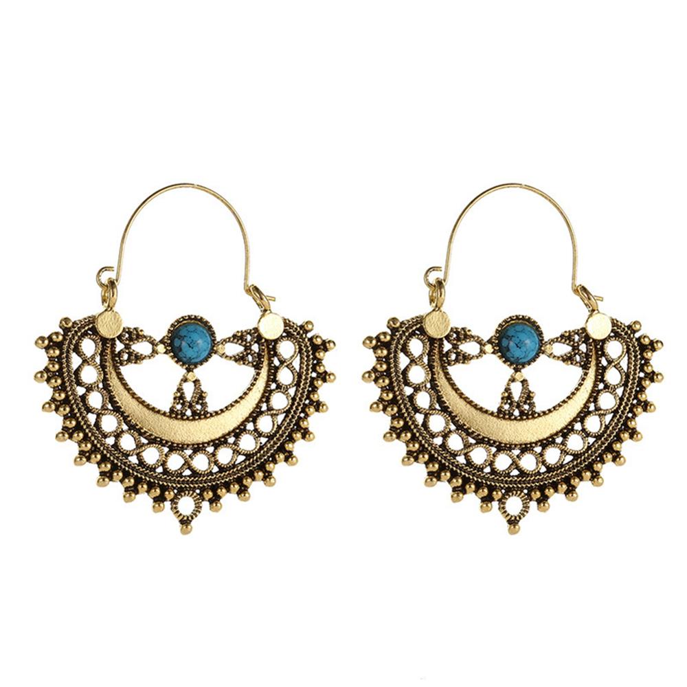 Vintage boho fashion big earrings