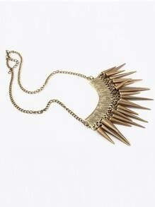 Vintage Button Tassel fashion Necklace