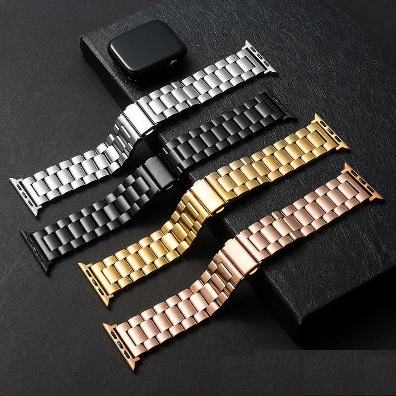 Adjustable Stainless Steel Bracelet for Apple Watch