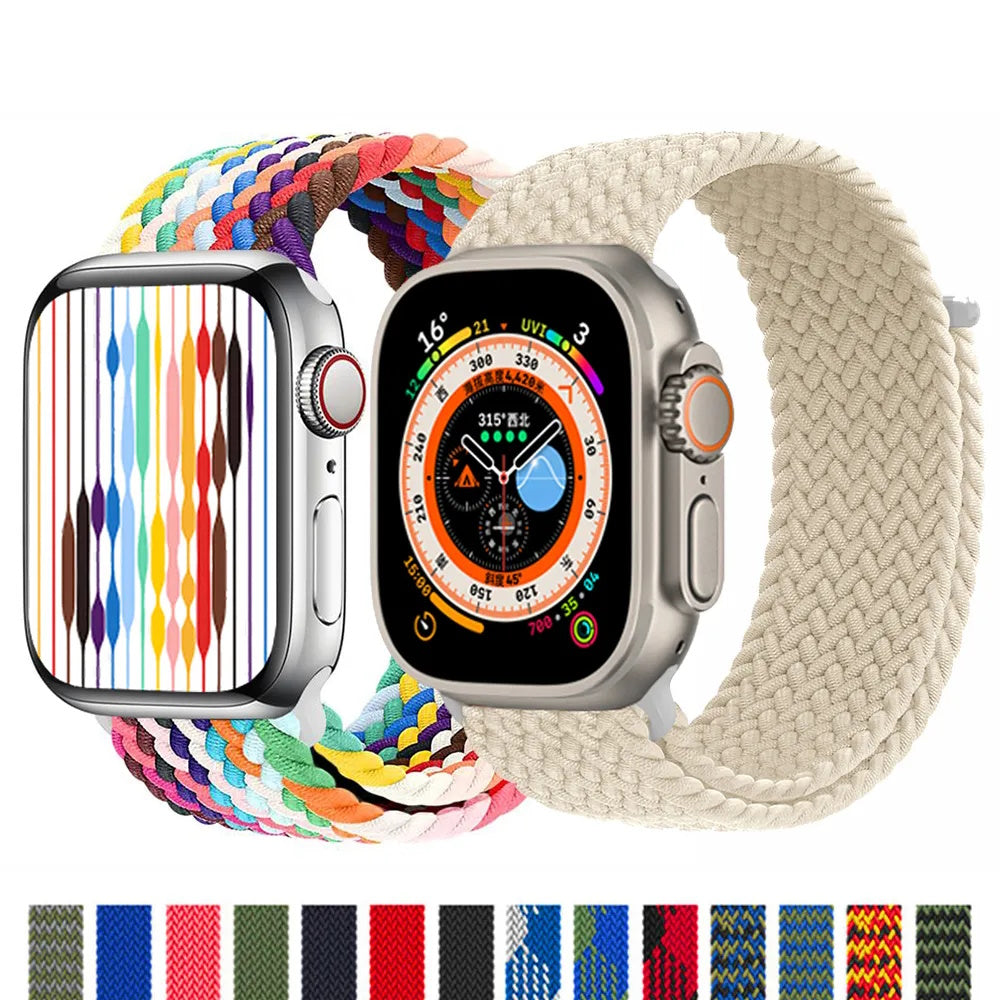 Quality Braided Solo Loop Band For Apple Watch