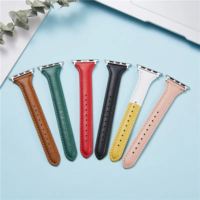 Cute Leather Watchband for Apple Watch