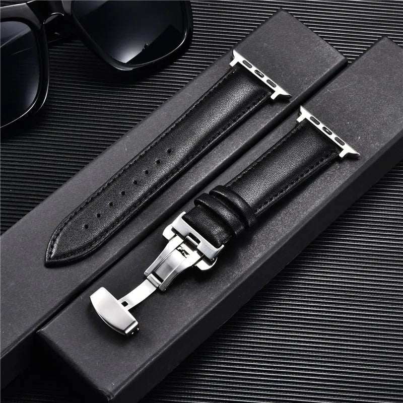 Genuine Leather Watch Straps for Apple Watch