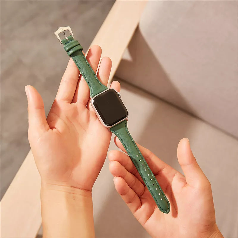 Cute Leather Watchband for Apple Watch