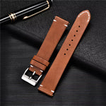 Sophisticated Quick-Release Leather Watch Straps