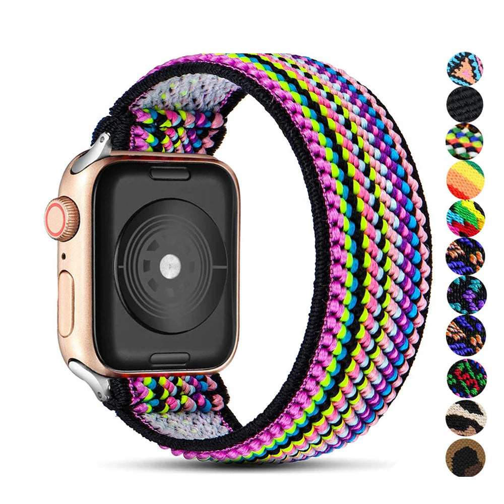 Stretchy Nylon Strap for Apple watch band
