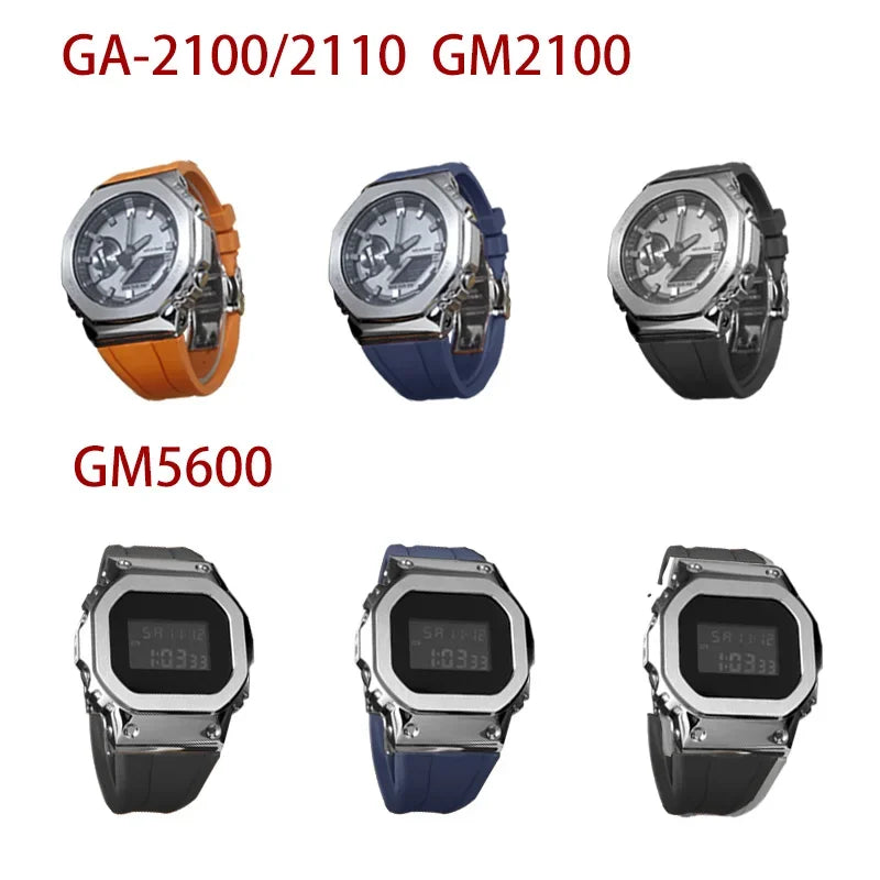 Casio G-Shock GA-2100 GM-2100 GA-2110 Rubber Strap for GA-2100 Watch