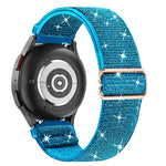 Shiny Nylon Elastic Band For Samsung Galaxy Watch / Huawei Watch Smart Watch