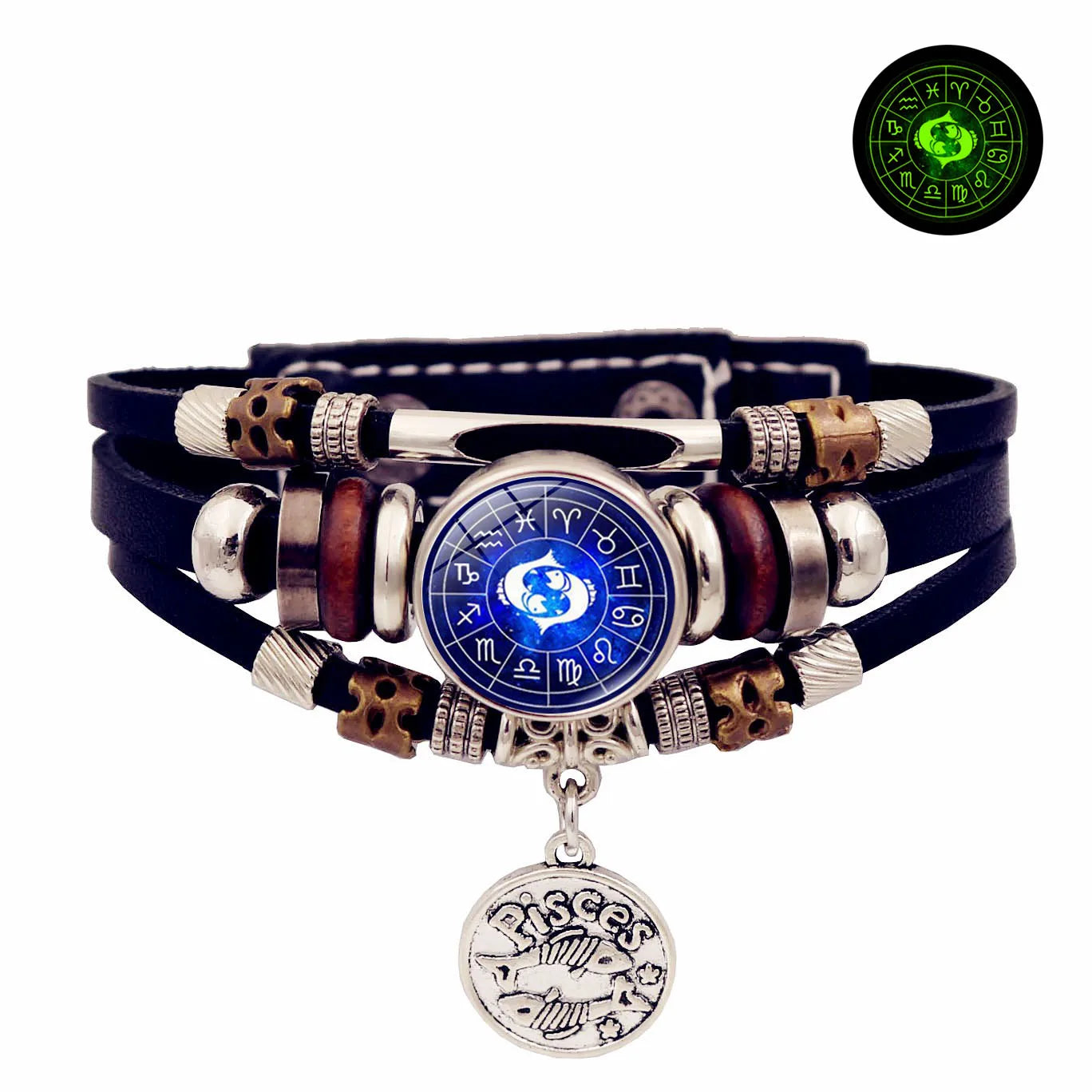 12 Zodiac Signs Constellation Charm Bracelet