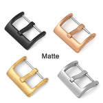Metal Watch Band Buckle with Square Pin Button
