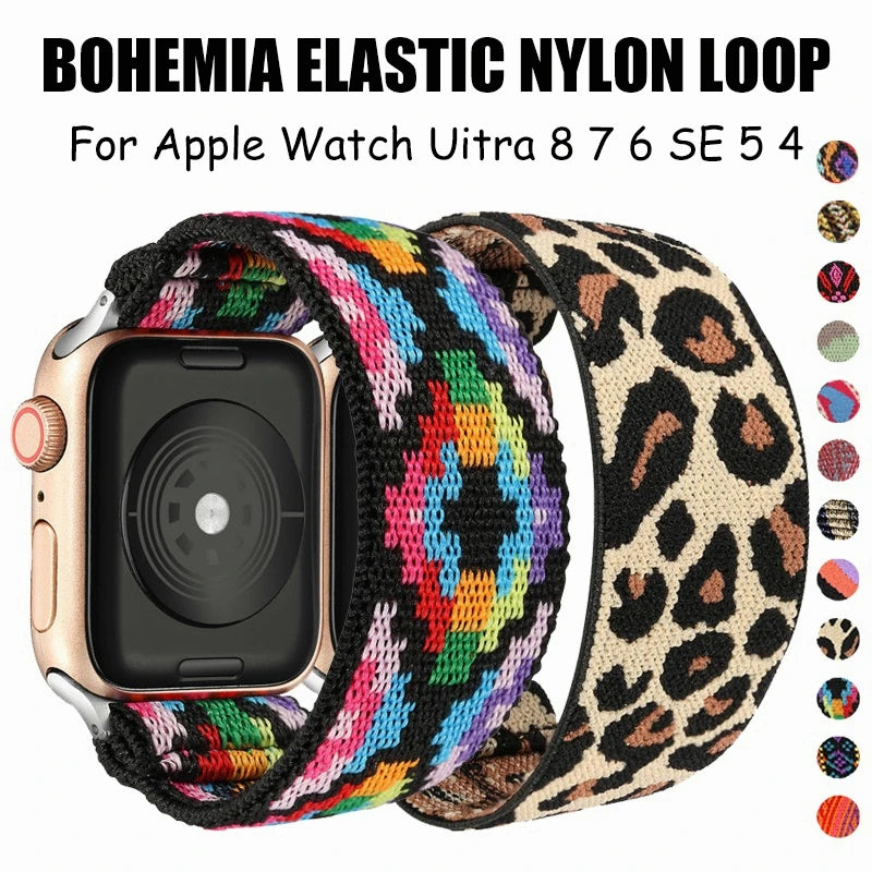 Nylon Elastic Strap for Apple Watch