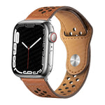 Perforated Leather strap For Apple watch