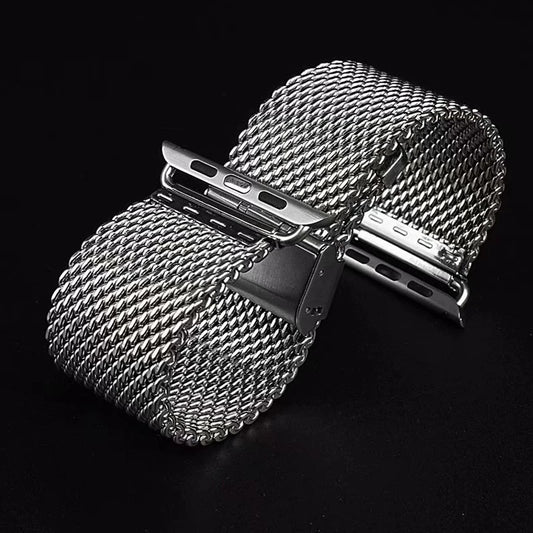 1.0mm Milanese Band for Apple Watch: Stainless Steel Metal Bracelet