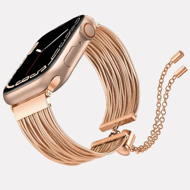 Stylish Stainless Jewellery Bracelet chain Strap For Apple Watch