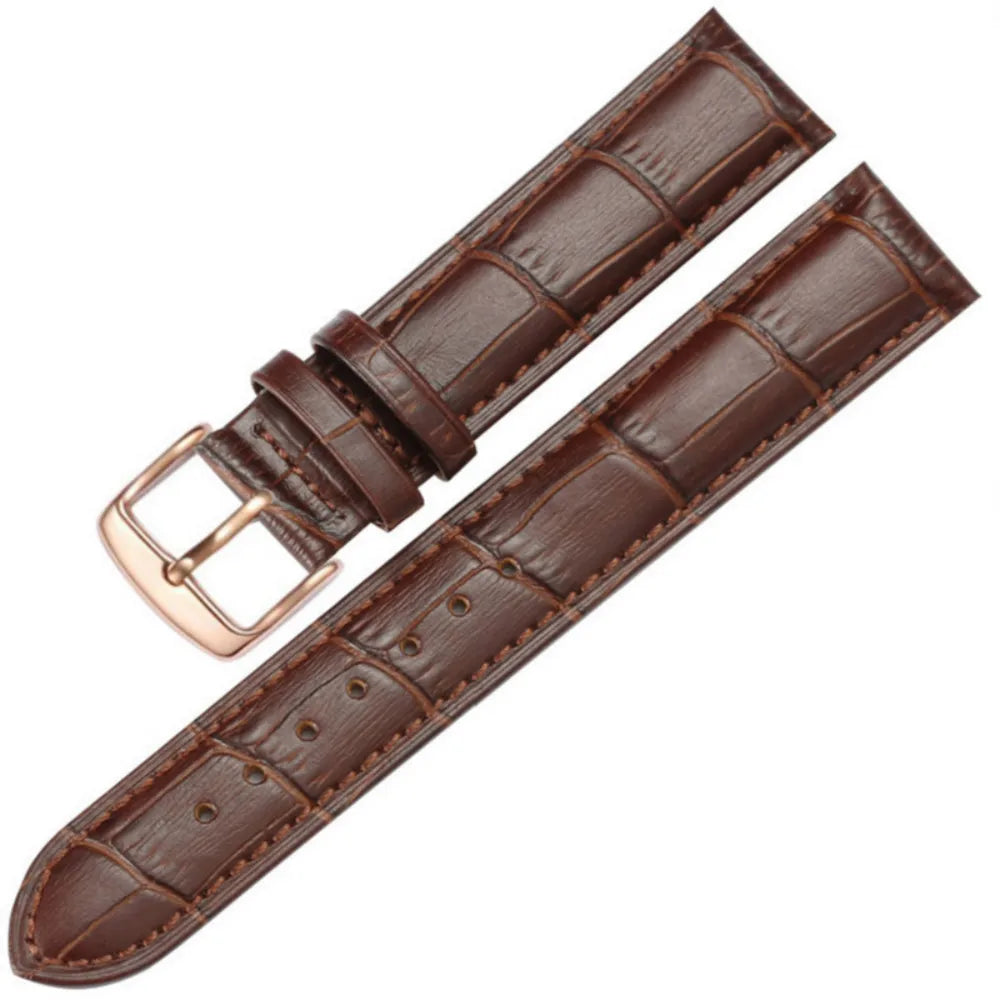 Universal Replacement Leather Watch Strap