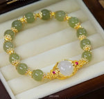 Natural Hotan Jade Vintage Bracelet