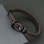 Outdoor Camping Double-Layer Paracord Bracelet for Men