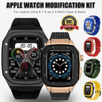 Stainless Steel Case and Silicone Strap Modification Kit for Apple Watch