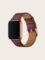 Adjustable Retro Style Leather strap with Buckle for Apple Watch