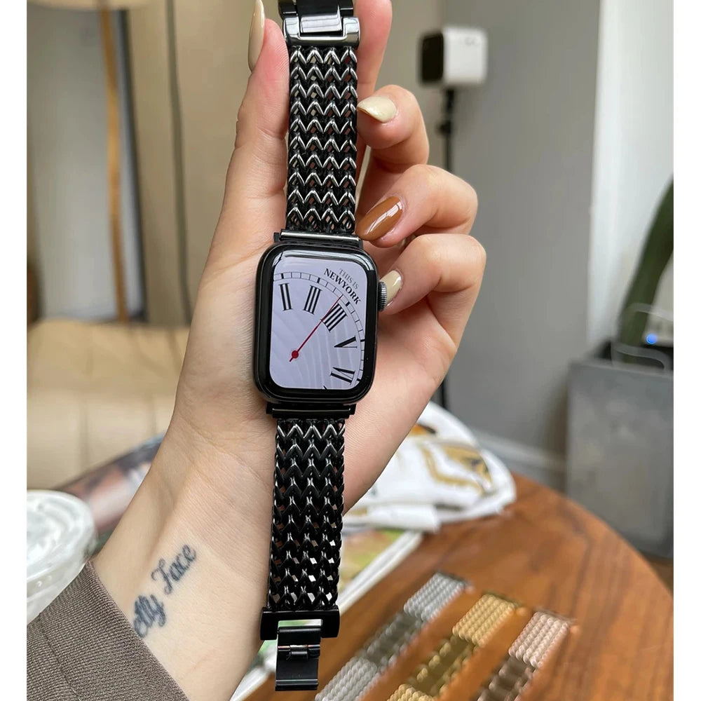 Luxury Stainless Steel Band for Apple Watch