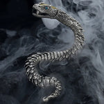 Rattle Snake Retro Style metal Bracelet