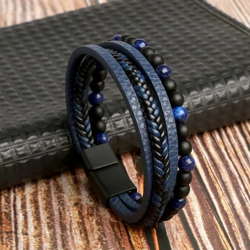 Fashion Classic Multi-Layer Leather Bracelet