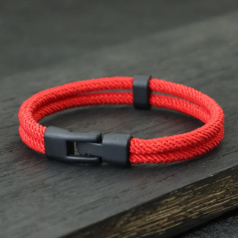 Fashion Men's Double Layer Thread Bracelet