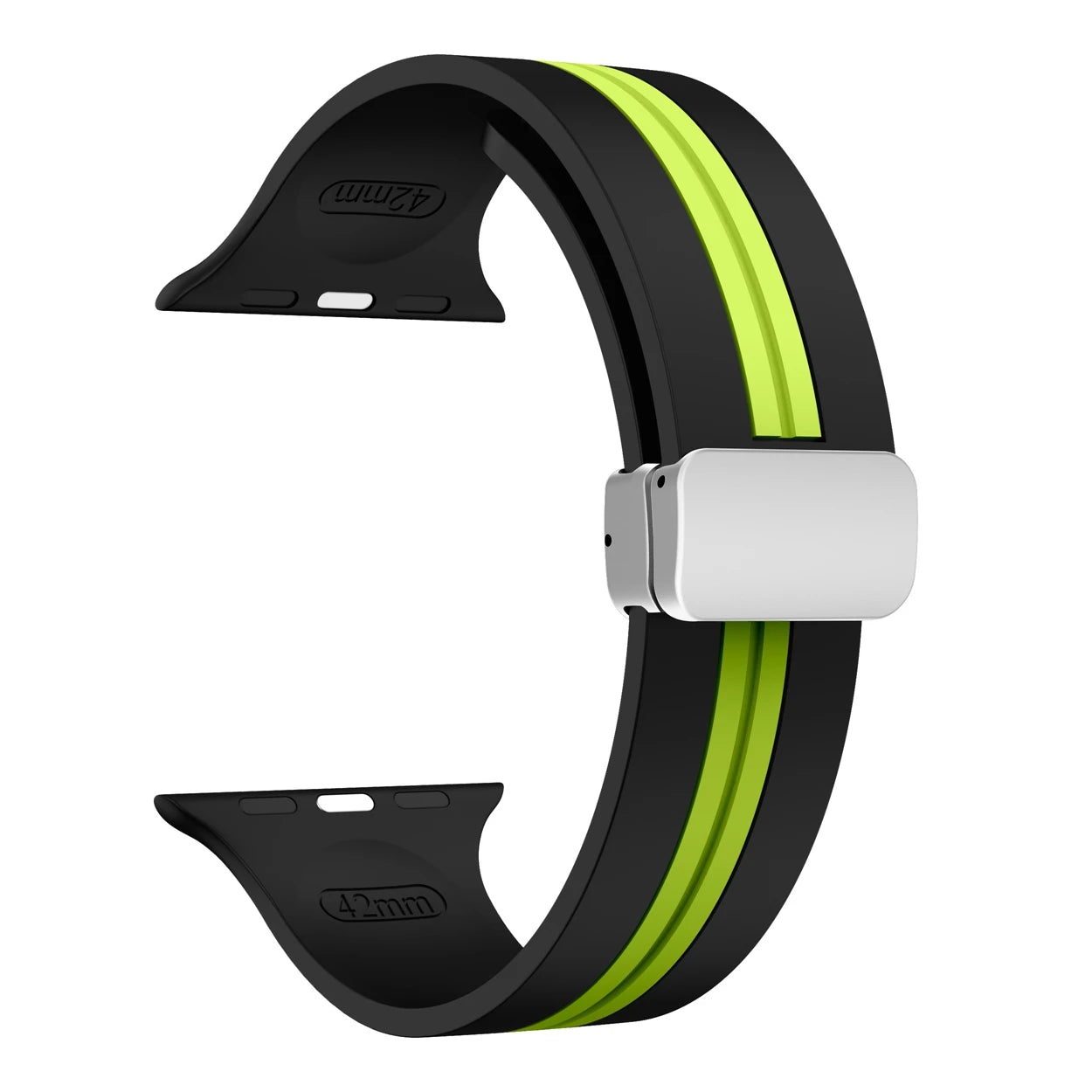 Trendy Magnetic Silicone Strap For Apple Watch Band