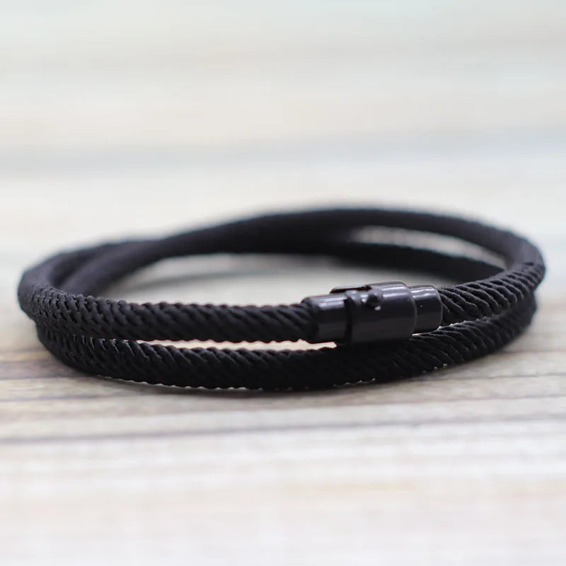 Minimalist Double-Layer Rope Bracelet for Men