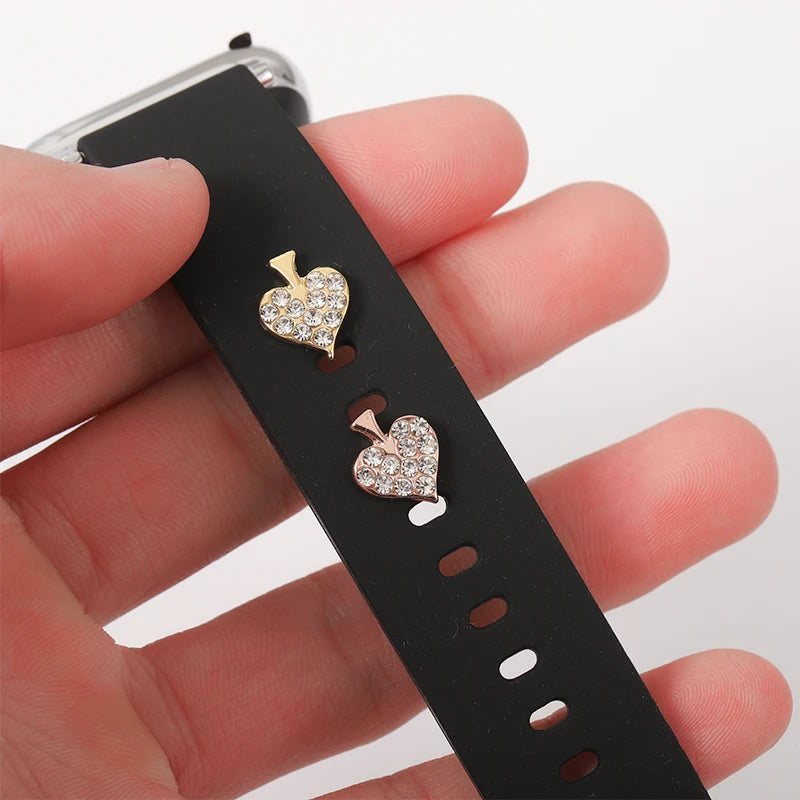 Watchband Decorative Charms for Iwatch Silicone Strap