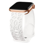 Engraved Silicone Strap for Apple Watch – Leopard Patterns