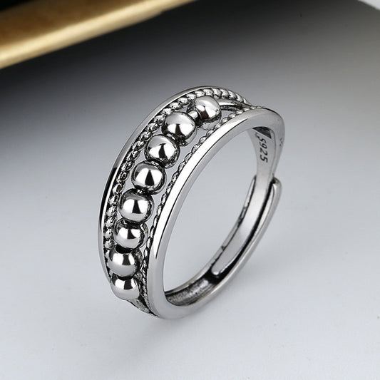 Vintage Silver Couple Ring Fashion Jewellery